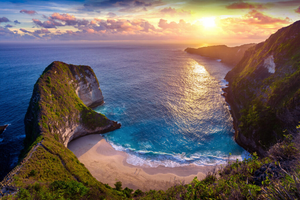 Kelingking Beach auf Nusa Penida, Bali